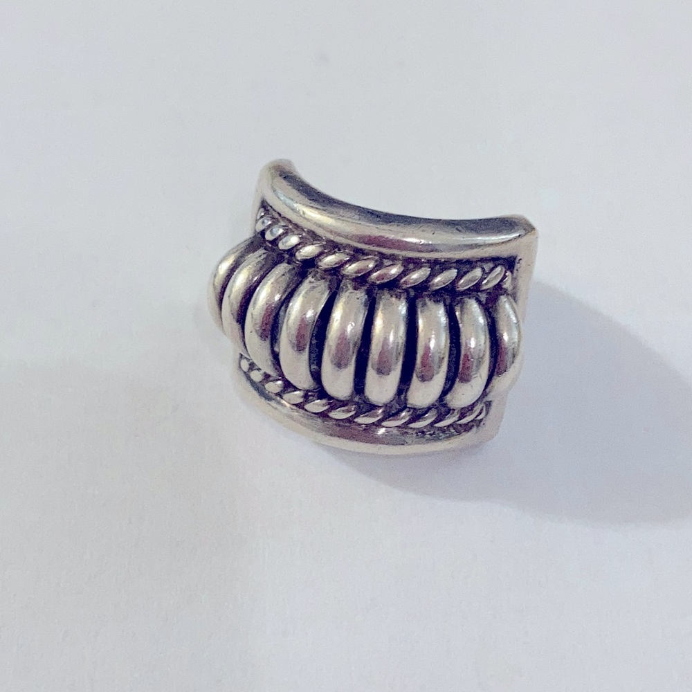 Vintage Native American heavy silver ring